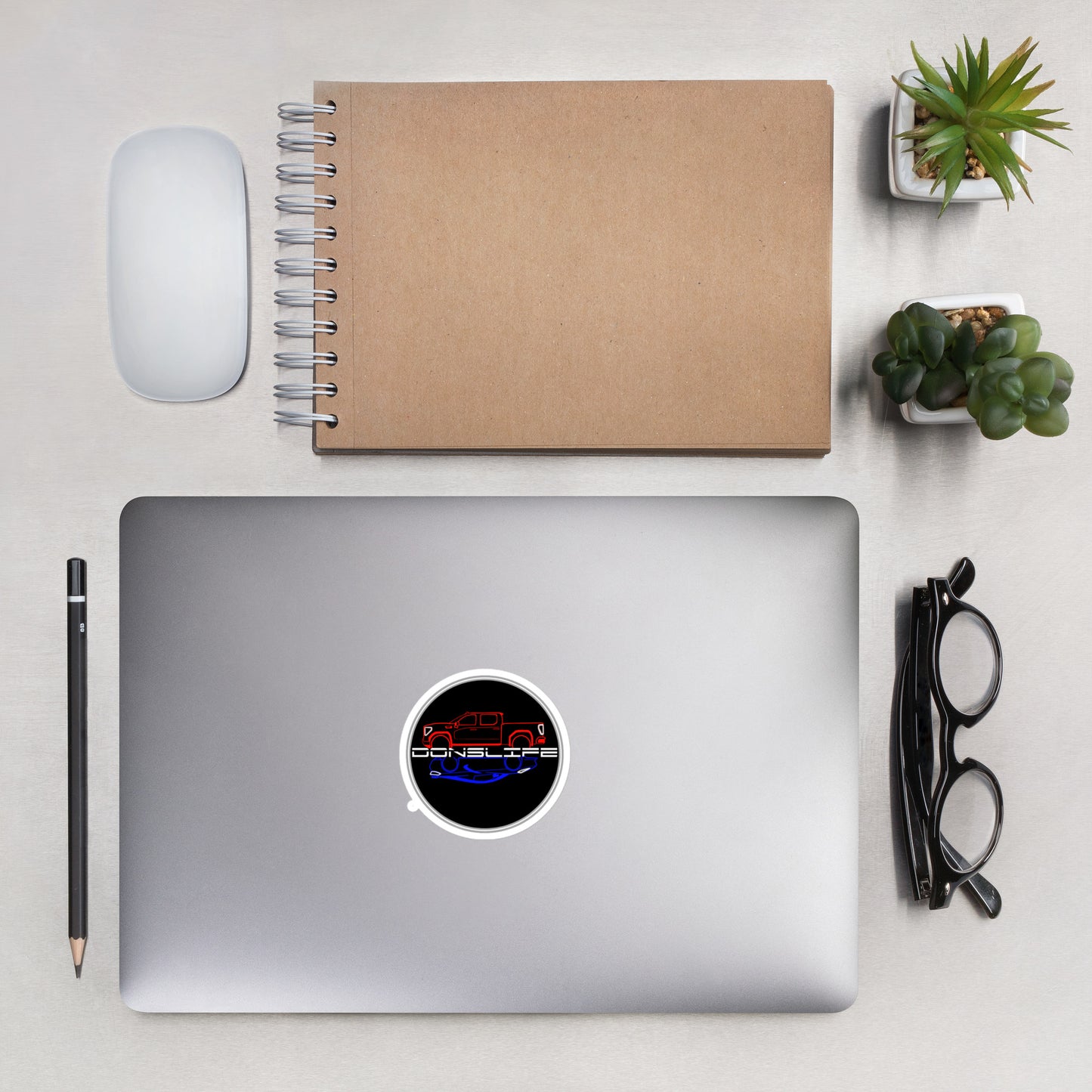 Sticker with Donslife Round Logo