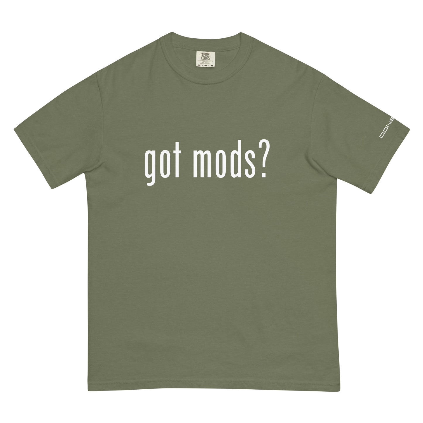 Donslife Got Mods? white logo t-shirt