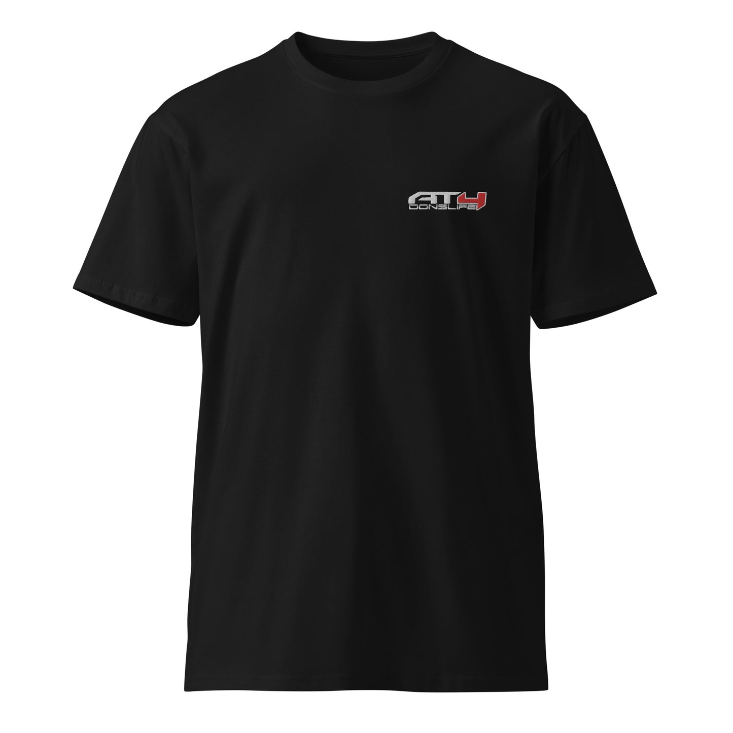 Donslife AT4 Embroidered Unisex Tshirt (White Logo)