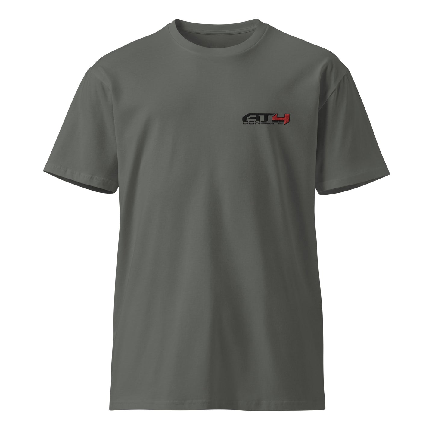 Donslife AT4 Embroidered Unisex Tshirt (Black Logo)