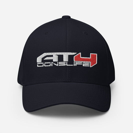 Donslife AT4 White Logo Flexfit Cap