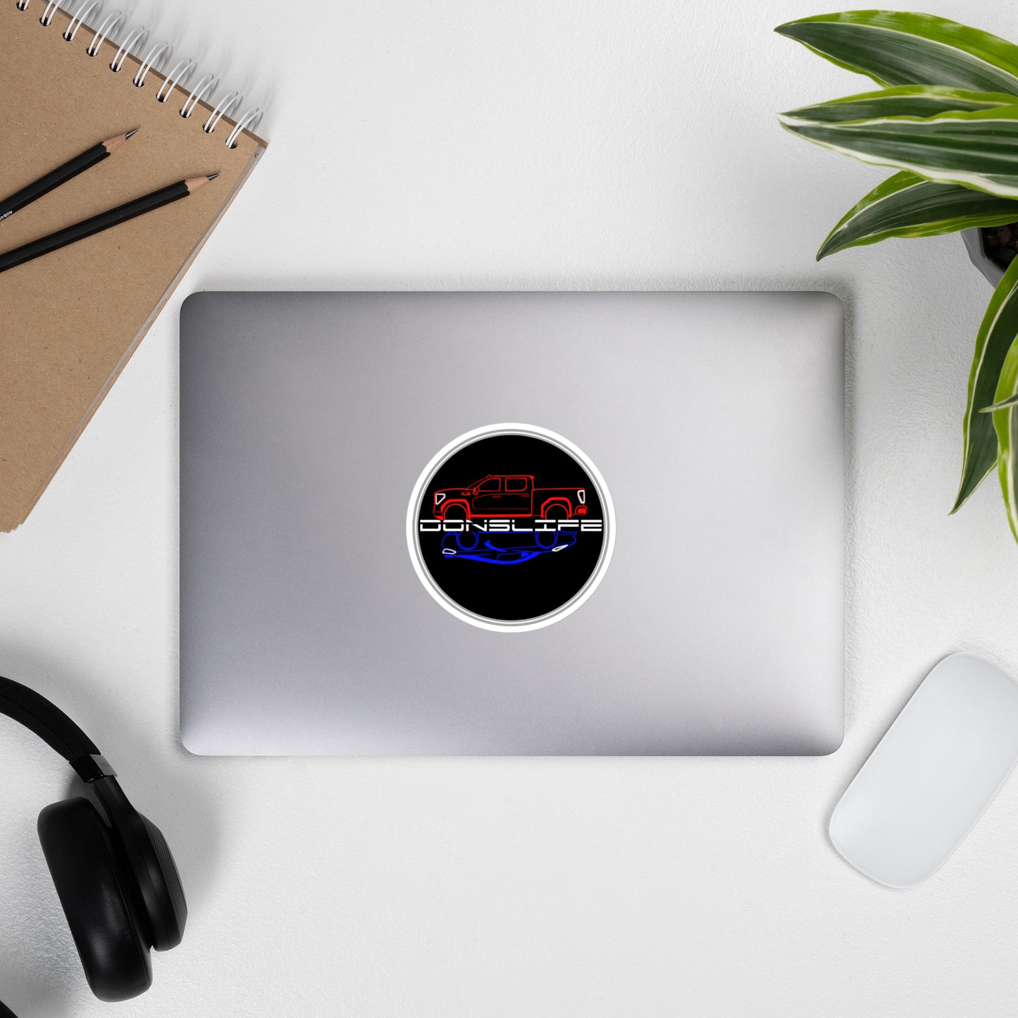 Sticker with Donslife Round Logo